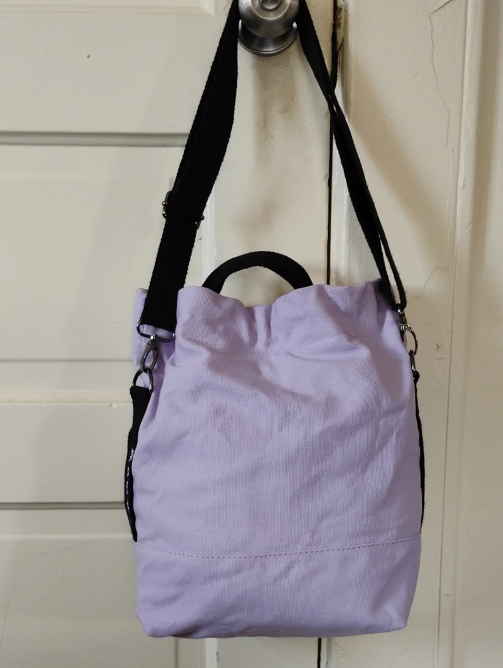 Togood Crossbody Bag Lilac Adjustable Shoulder Strap And Shorter Handles